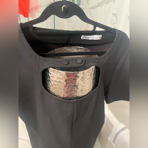 Zara mod Austin Powers style mini dress size XXL twiggy space age swinging 60s - Picture 17 of 17